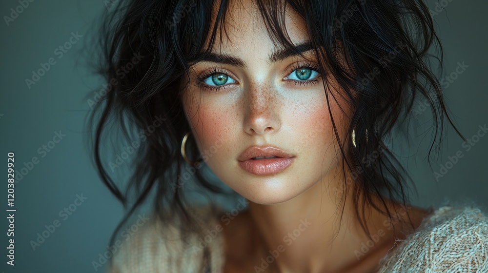 Portrait of a beautiful woman. Portrait of a beautiful woman.