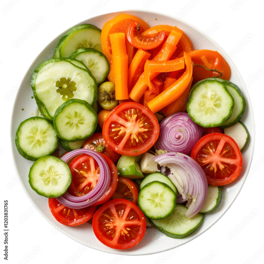 Fresh and Delicious Vegetable Salad Fresh and Delicious Vegetable Salad