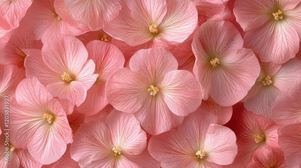Delicate Pink Flowers: A Close-Up Bloom Delicate Pink Flowers: A Close-Up Bloom
