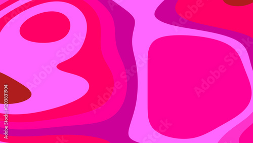 Pinks And Purples Groovy Bubble Pattern Lava Lamp Background