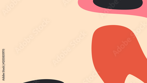 Pastel Groovy Bubble Pattern Lava Lamp Background