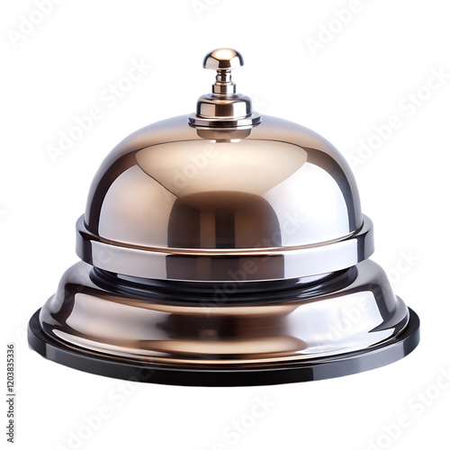 service bell isolated on white