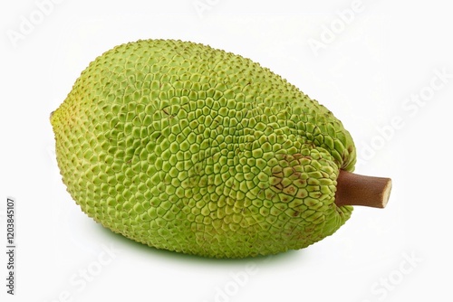 jackfruit (Artocarpus heterophyllus) isolated on white background with clipping path and full depth of field photo