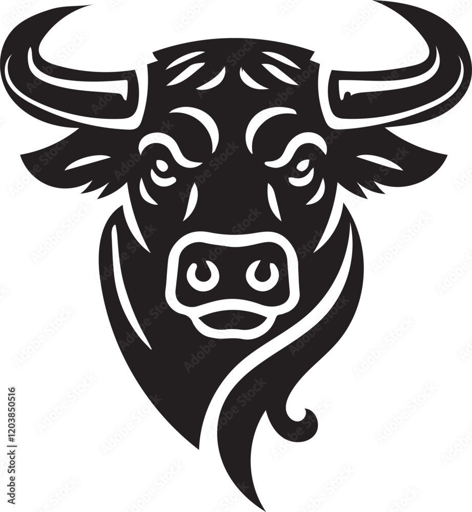 Obraz premium bull with horns