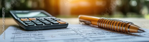 Collaborative Tax Preparation Session Office Document Review Professional Environment Close-Up View Client Interaction