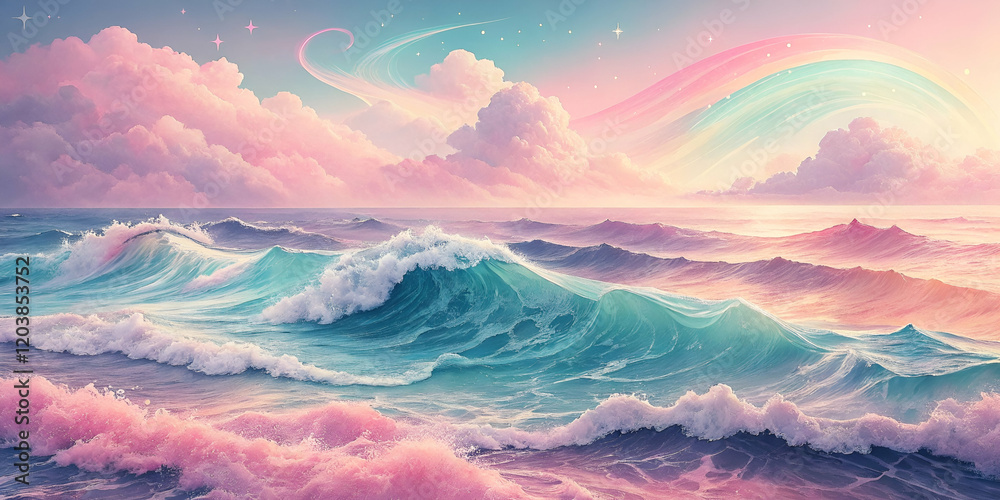 A seamless gradient background featuring soft, flowing waves of pastel colors transitioning into vibrant hues, creating a modern and dreamy effect A seamless gradient background featuring soft, flowing waves of pastel colors transitioning into vibrant hues, creating a modern and dreamy effect