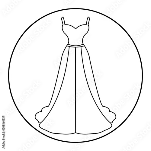 wedding dress icon