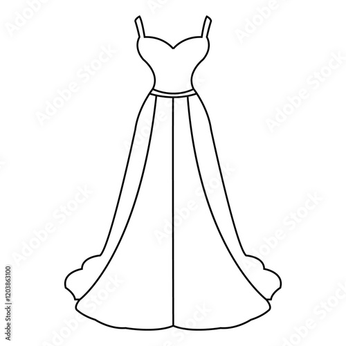 wedding dress icon
