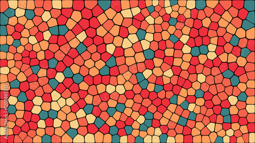 Party Colourful Pattern Background Blocks 