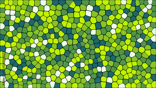 Colourful Pattern Background Blocks Lime