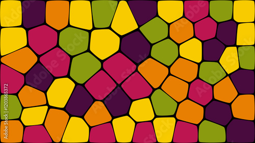 Colourful Pattern Background Blocks Sweets