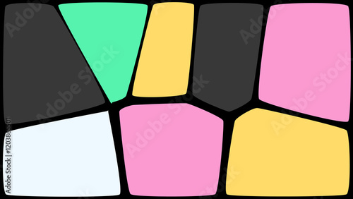 Colourful Pattern Background Blocks Low Density 