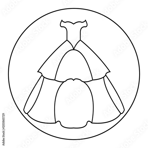 wedding dress icon