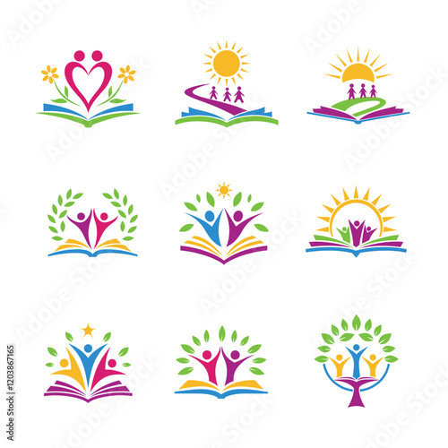 The Power of Unity logo design concept 