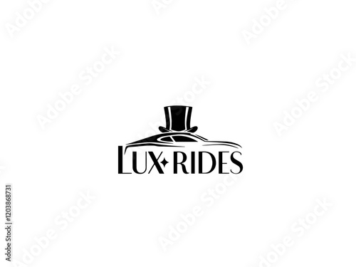 mordant lux rides car logo design icon