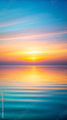 A clean horizontal gradient of soft pastels resembling a sunrise or sunset