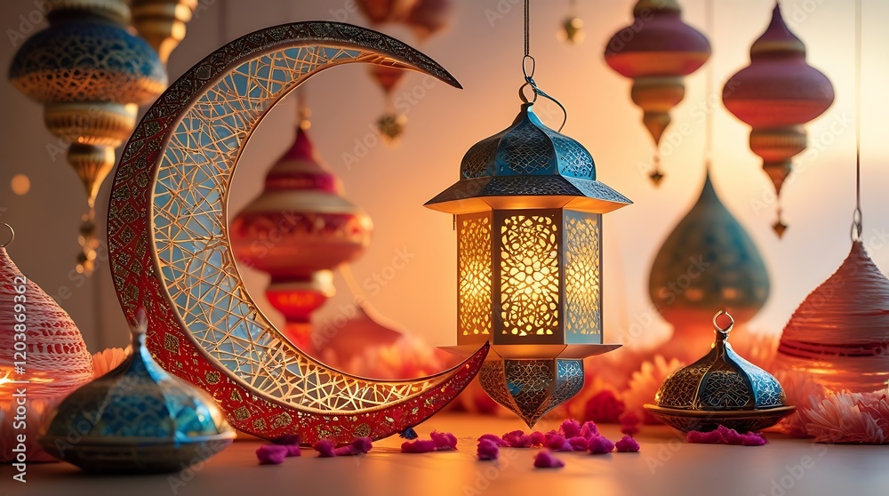 Fototapeta premium Mosque in the night 