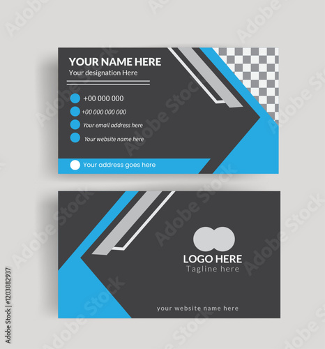 Modern Corporate and creative business card design template