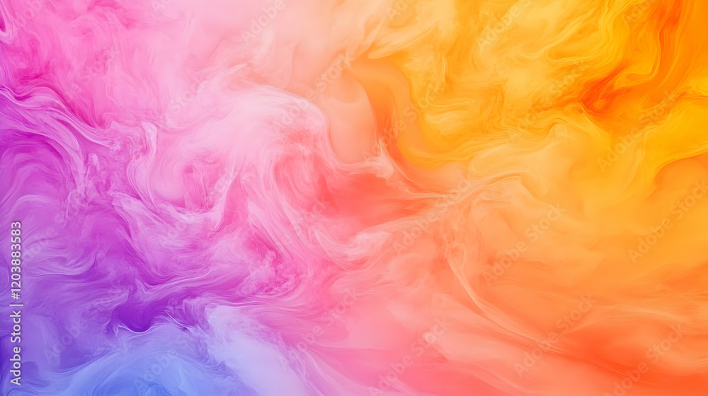 Colorful abstract swirls, vibrant paint mixing, dynamic background, ideal for design Colorful abstract swirls, vibrant paint mixing, dynamic background, ideal for design