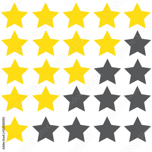Five stars rating