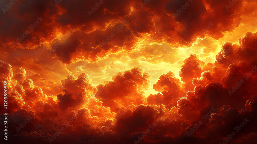 Obraz premium fire in the dark