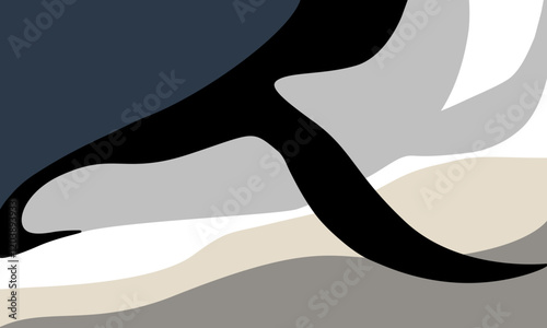 abstract design features a bold, sophisticated color palette of navy, black, gray, white, and beige. perfect for modern or minimalist interiors, offices, living rooms or entryways