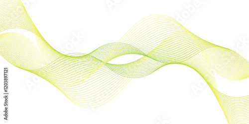 Abstract background with waves for banner. Wave lines smooth flowing dynamic isolated on white background. black wavy lines. Digital frequency equalizer. digital Stylized line art background. EPS10