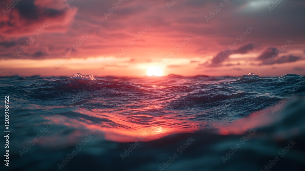 Ocean Sunset Serenity Ocean Sunset Serenity