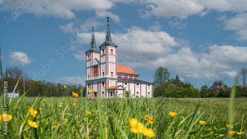 Czech church near Chrudim city