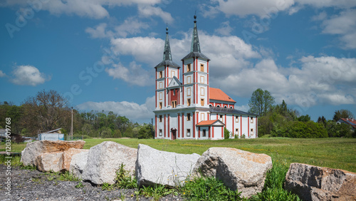 Czech church in Podlazice near Chrudim 