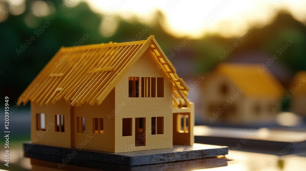 Golden Hour House Model: A Vision of New Home Construction and Real Estate Development Golden Hour House Model: A Vision of New Home Construction and Real Estate Development