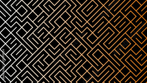 Modern Mazelike Tech Luxury Background Design