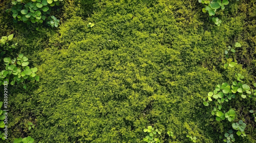 Vibrant moss texture providing ample copy space Vibrant moss texture providing ample copy space