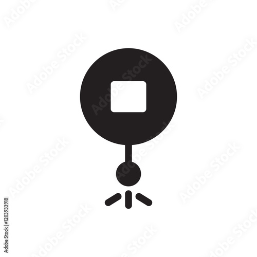 Chinese lantern icon symbolizing traditional festive decorations for celebrations like Lunar New Year. Perfect for cultural designs, festive themes, and holiday branding. Elegant and modern vector sty