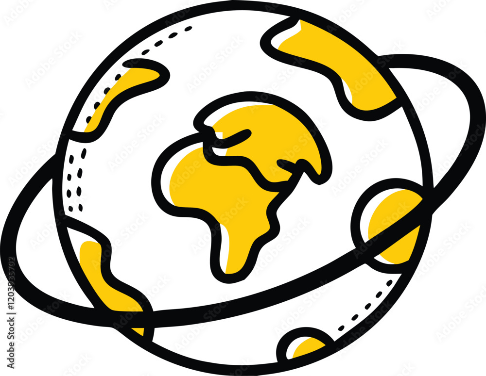 Earth Illustration – Free SVG for Global Themes Earth Illustration – Free SVG for Global Themes