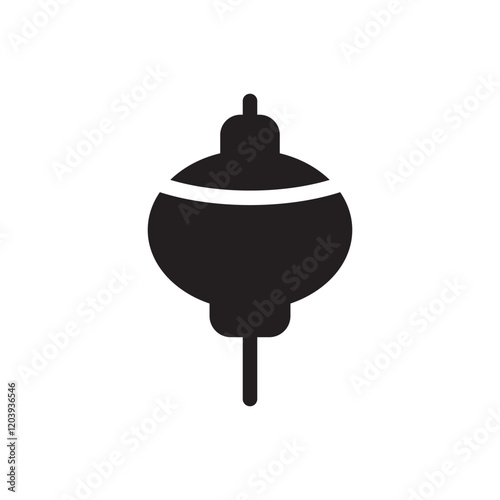 Chinese lantern icon symbolizing traditional festive decorations for celebrations like Lunar New Year. Perfect for cultural designs, festive themes, and holiday branding. Elegant and modern vector sty