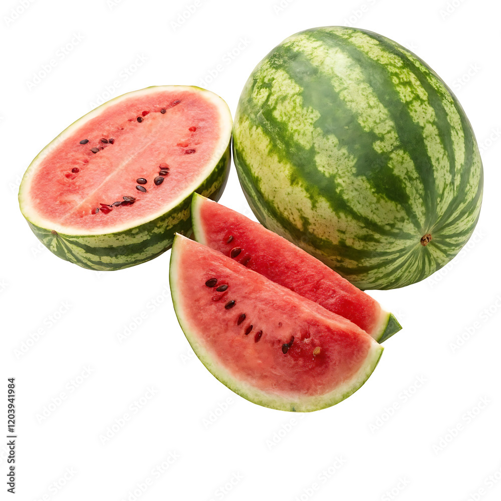 watermelon isolated on white background watermelon isolated on white background