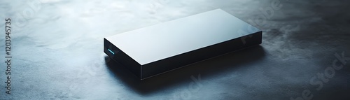 Wallpaper Mural A sleek, modern computer device sitting on a textured surface, showcasing minimalist design and cutting-edge technology. Torontodigital.ca