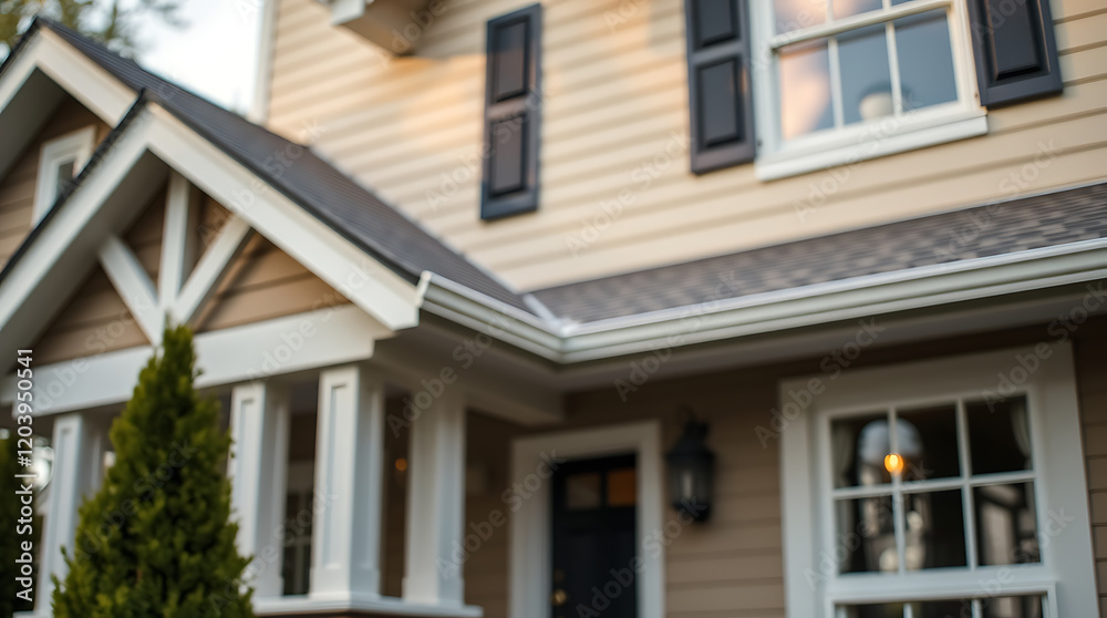 Dream House Exterior: Captivating View of a Luxurious Suburban Home. The architectural details and landscaping create a stunning curb appeal. Dream House Exterior: Captivating View of a Luxurious Suburban Home. The architectural details and landscaping create a stunning curb appeal.