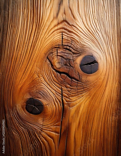 Obraz na płótnie close up of a wood texture with big knots and character w salonie