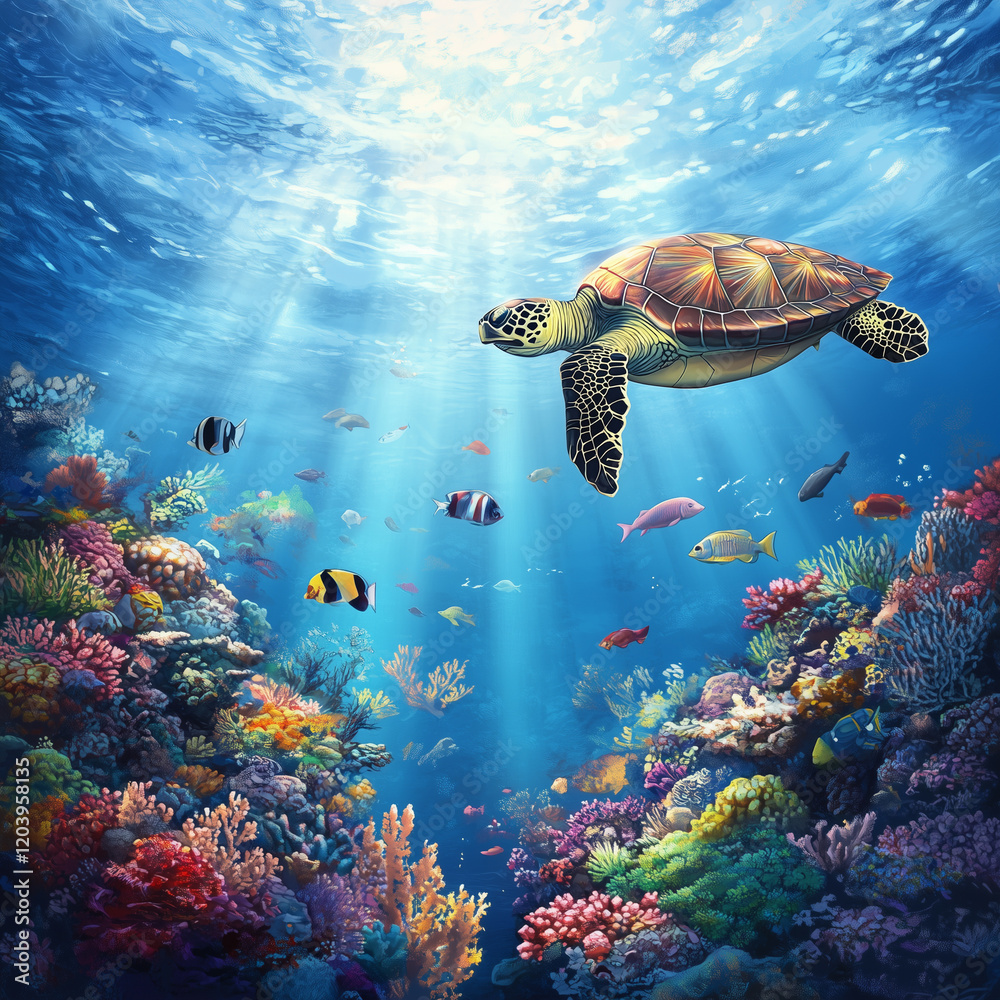 Fototapeta premium underwater 