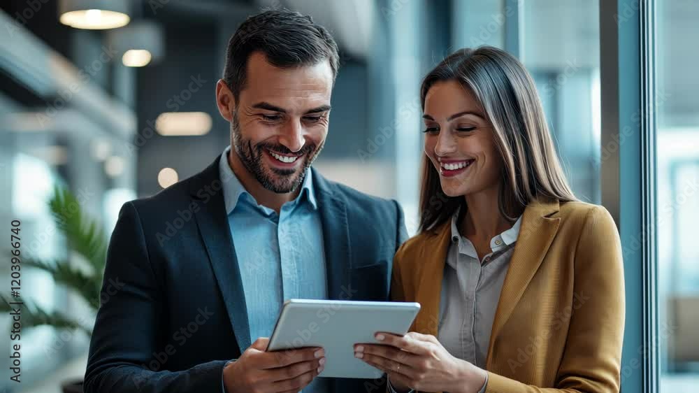 The Professionals with Tablet The Professionals with Tablet