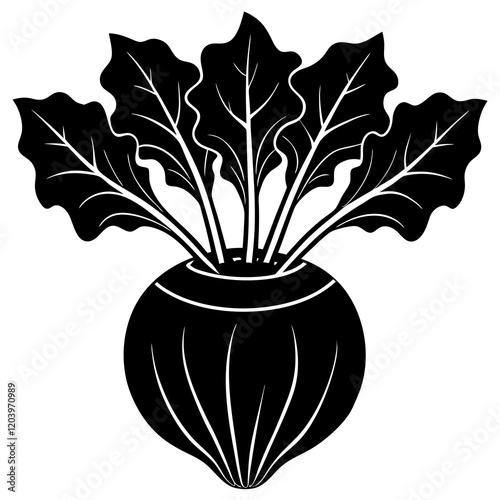 vase of Kohlrabi