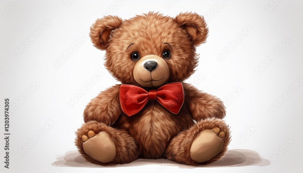 Obraz premium teddy bear with heart