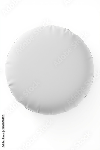 White round cushion mockup