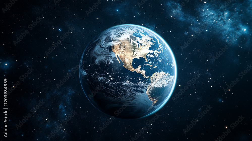 Fototapeta premium earth in space