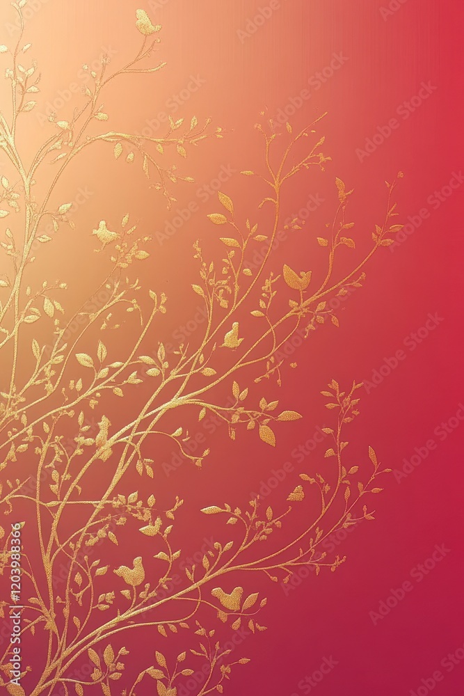 Minimalist Dragon-Themed Border Design for Easter and Chinese New Year Celebrations Featuring Elegant Floral Elements on a Vibrant Background