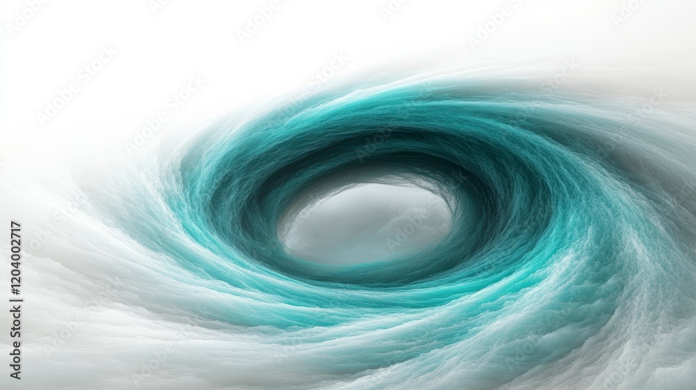 Abstract Teal Vortex Swirling Ocean Water Digital Art Whirlwind Design Abstract Teal Vortex Swirling Ocean Water Digital Art Whirlwind Design