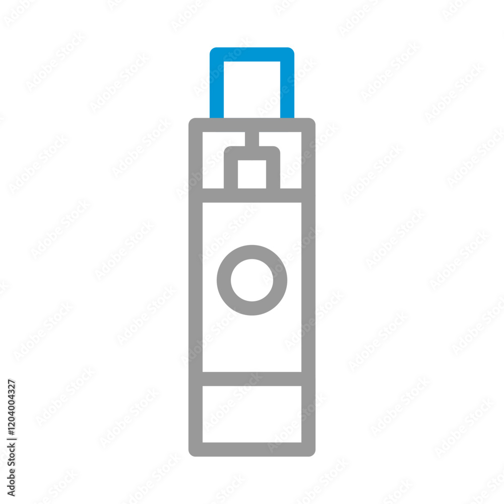 USB flash drive icon. Concept of data storage, transfer, and backup. USB flash drive icon. Concept of data storage, transfer, and backup.