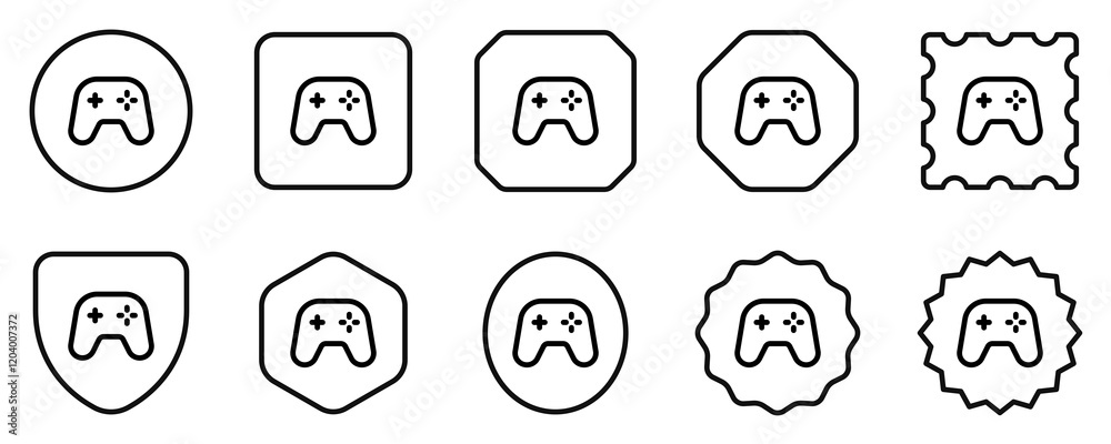 Editable game controller vector icon. Video game, game elements. Part of a big icon set family. Perfect for web and app interfaces, presentations, infographics, etc Editable game controller vector icon. Video game, game elements. Part of a big icon set family. Perfect for web and app interfaces, presentations, infographics, etc